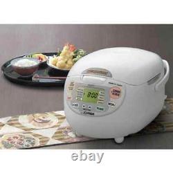 Neuro Fuzzy 5.5 Cup Premium White Rice Cooker with Built Timer & Measuring Cup