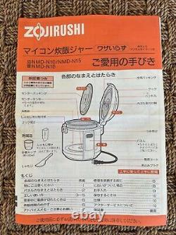 New No Box Zojirushi Fuzzy Logic Micom 5 Cup Rice Cooker Warmer Japan Nmd-n10y