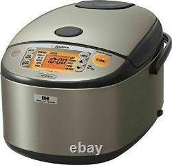 New Sealed Zojirushi NP-HCC18XH Induction Heating System Rice Cooker&Warmer Gray
