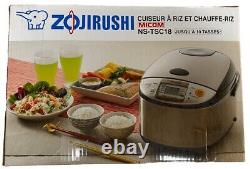 New Sealed Zojirushi NS-TSC18 10 Cup Micom Rice Cooker & Warmer