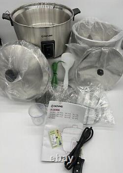 New! TATUNG TAC-11J-M Stainless Indirect Heating Rice Cooker HUGE 11 Cup
