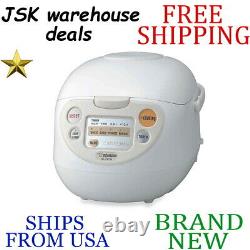 New ZOJIRUSHI 5.5 Cup MICOM RICE COOKER & WARMER Stainless Steel Nonstick