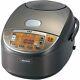 New Zojirushi Np-vn10-ta 5-1/2-cup Uncooked Ih Rice Cooker And Warmer 1.0-liter