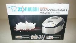 New Zojirushi Micom NS-LGC05 3 Cup (Uncooked) Rice Cooker & Warmer Stainless