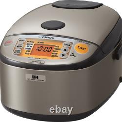 Np-Hcc10Xh Induction Heating Rice Cooker and Warmer, 5.5 Cup (Uncooked), Stainle