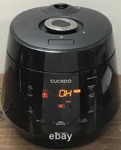 OB Cuckoo CRP-PK1001S Pressure Rice Cooker, 10 Cups, Black
