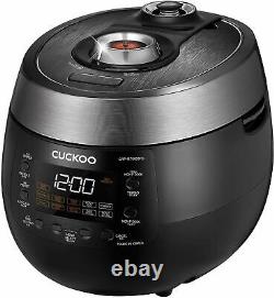 OB Cuckoo CRP-RT0609FB 6 cup Twin Pressure Plate Rice Cooker & Warmer Black