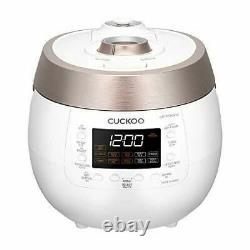 OB Cuckoo CRP-RT0609FW 6 cup Twin Pressure Plate Rice Cooker & Warmer with High