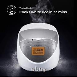 OB Cuckoo CR-0632F Multifunctional Rice Cooker & Warmer, 6-Cups uncooked White
