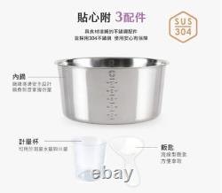 (PURPLE) NEW TATUNG TAC-10L 10-CUP Rice Cooker Pot Voltage (AC 110V USA)