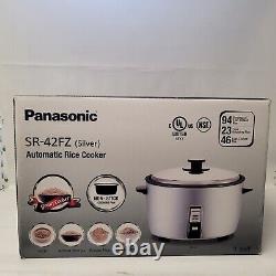 Panasonic SR-42FZ Automatic Jumbo Rice Cooker 23 Cups Silver