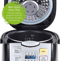 Panasonic SR-ZC075K 4-Cups (Uncooked) Rice Cooker & Multi-Cooker Black NEW