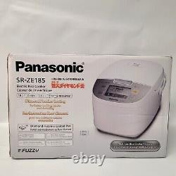 Panasonic SR-ZE185 Electric Rice Cooker, 10 Cups White