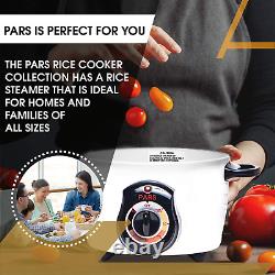 Pars Automatic Persian Rice Cooker Tahdig Rice Maker Perfect Rice Crust, 5 Cup