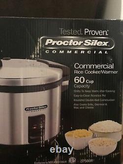 Proctor Silex Commercial 37560R Rice Cooker/Warmer 60 Cup