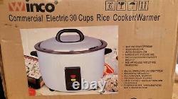RARE BLUE Commercial Winco 60 30 Cup Rice Cooker