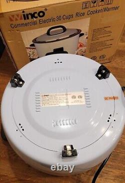 RARE BLUE Commercial Winco 60 30 Cup Rice Cooker