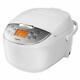 Rice Cooker (3l) With Fuzzy Logic And One-touch Cooking, White 6 Cups Uncooked