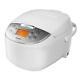Rice Cooker (3l) With Fuzzy Logic And One-touch Cooking, White 6 Cups Uncooked
