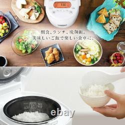 Rice Cooker 3.0 cups White Iris Oyama RC-MD30-W Authentic from Japan withTracking#