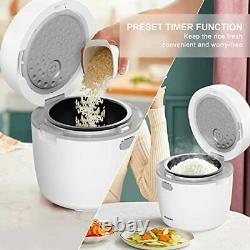 Rice Cooker 3 Cups Mini Rice Cooker 12 Hours Preset And Keep Warm With Removable