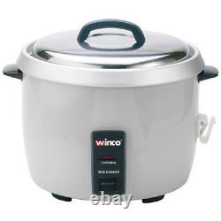Rice Cooker 60 Cup, Silver Painted Body
