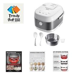 Rice Cooker Induction Heating, with Low Carb Rice Cooker Steamer 5.5 Cups Unc