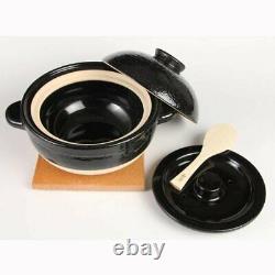 Rice Cooker KAMADO-SAN for 3 Cups NCT-01 DONABE for Open Fire NEW from JAPAN
