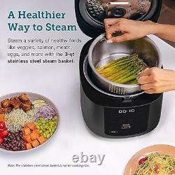 Rice Cooker Maker 18 Functions Stainless Steel Steamer Warmer Slow Cooker Timer