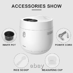 Rice Cooker Nonstick Portable Electric Rice Cooker 4 Cups Uncooked 1L 24 Hours