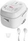 Rice Cooker Small 3 Cup Uncooked Lcd Display With 8 Cooking Functions, Fuzzy L