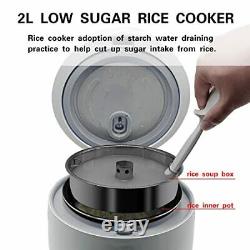 Rice Cooker Small, Mini Rice Cooker, Low Carb Rice Cooker, 4 Cups (Uncooked)