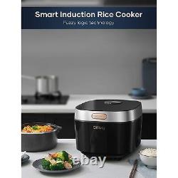 Rice Cooker, Smart Multi-Function Touch Panel, 8 Cups (Uncooked), 24-H Delay T
