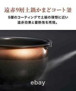 Rice Cooker Tiger Vacuum Flask 5.5cups Pressure IH Type JPI-A100KO-B From Japan