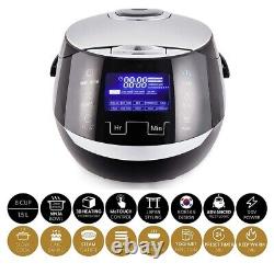 Rice Cooker with Ceramic Bowl (8 Cup, 1.5 L) 6 Rice Cook Functions, LED Display