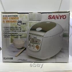 SANYO 10-Cup Rice Cooker ECJ-D100S Micro-Computerized Micom NIB