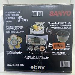 SANYO 10-Cup Rice Cooker ECJ-D100S Micro-Computerized Micom NIB