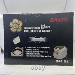 SANYO 10-Cup Rice Cooker ECJ-D100S Micro-Computerized Micom NIB