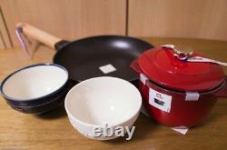 STAUB Enameled Cast Iron La Cocotte de Gohan S 12cm Cherry 1cup Rice Cook Pot