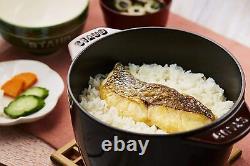 STAUB Enameled Cast Iron La Cocotte de Gohan S 12cm Cherry 1cup Rice Cook Pot