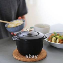 STAUB La Cocotte de Gohan S 12cm Black 1 cup of Rice Cook Pot 40509-653