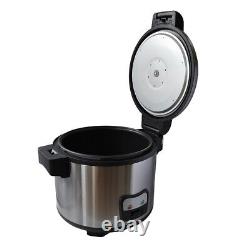 SYBO Commercial Rice Cooker and Warmer, 60 Cups Large Cooked (30 Cup Uncooked)