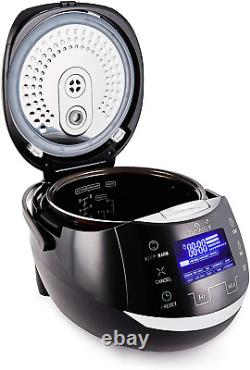 Sakura Rice Cooker with Ceramic Bowl and Advanced Fuzzy Logic (8 Cup, 1.5 Litre)