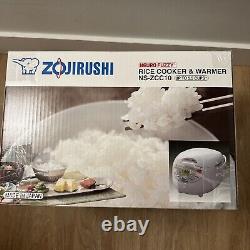 (Sealed) Zojirushi NS-ZCC10 5-1/2-Cup Neuro Fuzzy Rice Cooker and Warmer, White