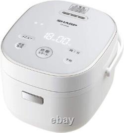 Sharp Electronic Rice Cooker KS-CF05B-W Microwave Rice Cooker White F/S