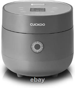 Small Rice Cooker 10 Menu Options, Smart Fuzzy Logic, 3 Cups / 0.75 Qts. Gray