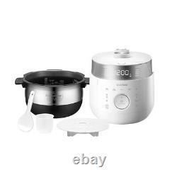 Small Stainless Steel Rice Cooker 6-Cup(Uncooked) 12 Cups(Cooked) CCP-DH06, Gray