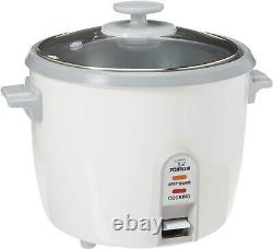 Smart 6-Cup Rice Cooker & Steamer Non-Stick, Stainless Steel & Lightweight