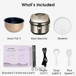 Smart Induction Heating System Rice Cooker 24-H Pre-set Timer 4L 8 Cup