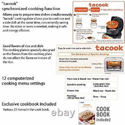 TIGER IH Rice Cooker W Copper 5 layers Pot JKT-W10W 5.5 Cup AC220V WithT